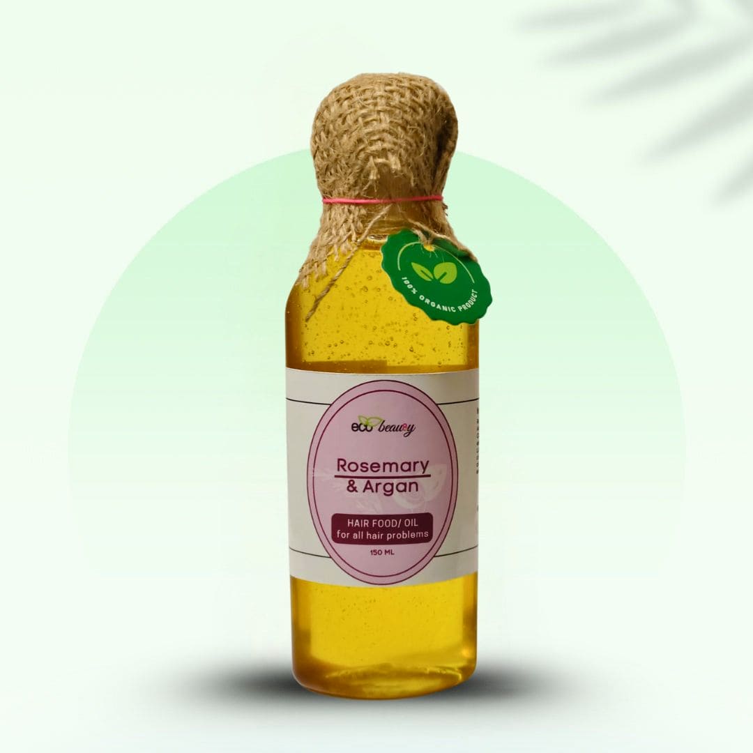 Rosemary Argan Hair Food/Oil - 150g ecobeau8y