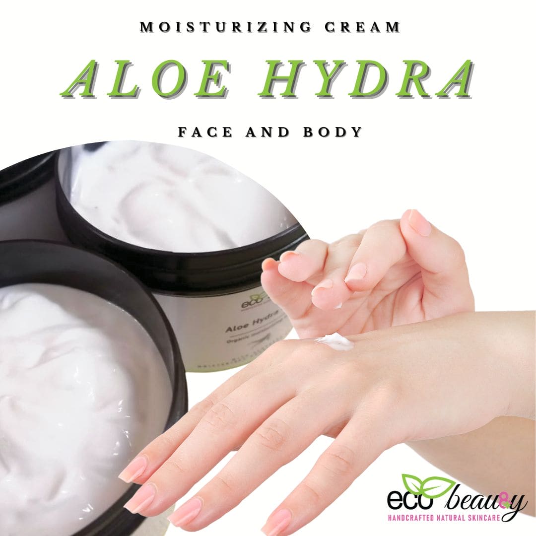 Aloe Hydra Moisturizing Cream for Face and Body ecobeau8y
