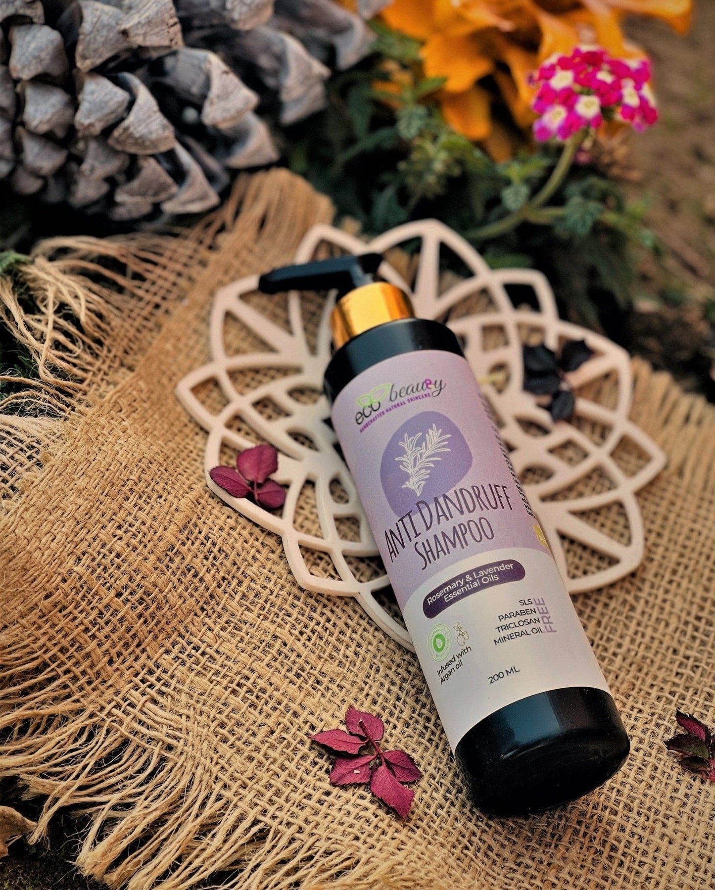 Anti Dandruff Organic Shampoo ecobeau8y