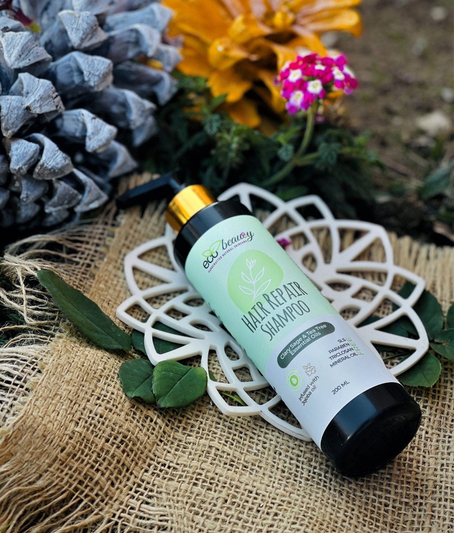 Hair Repair Organic Shampoo ecobeau8y