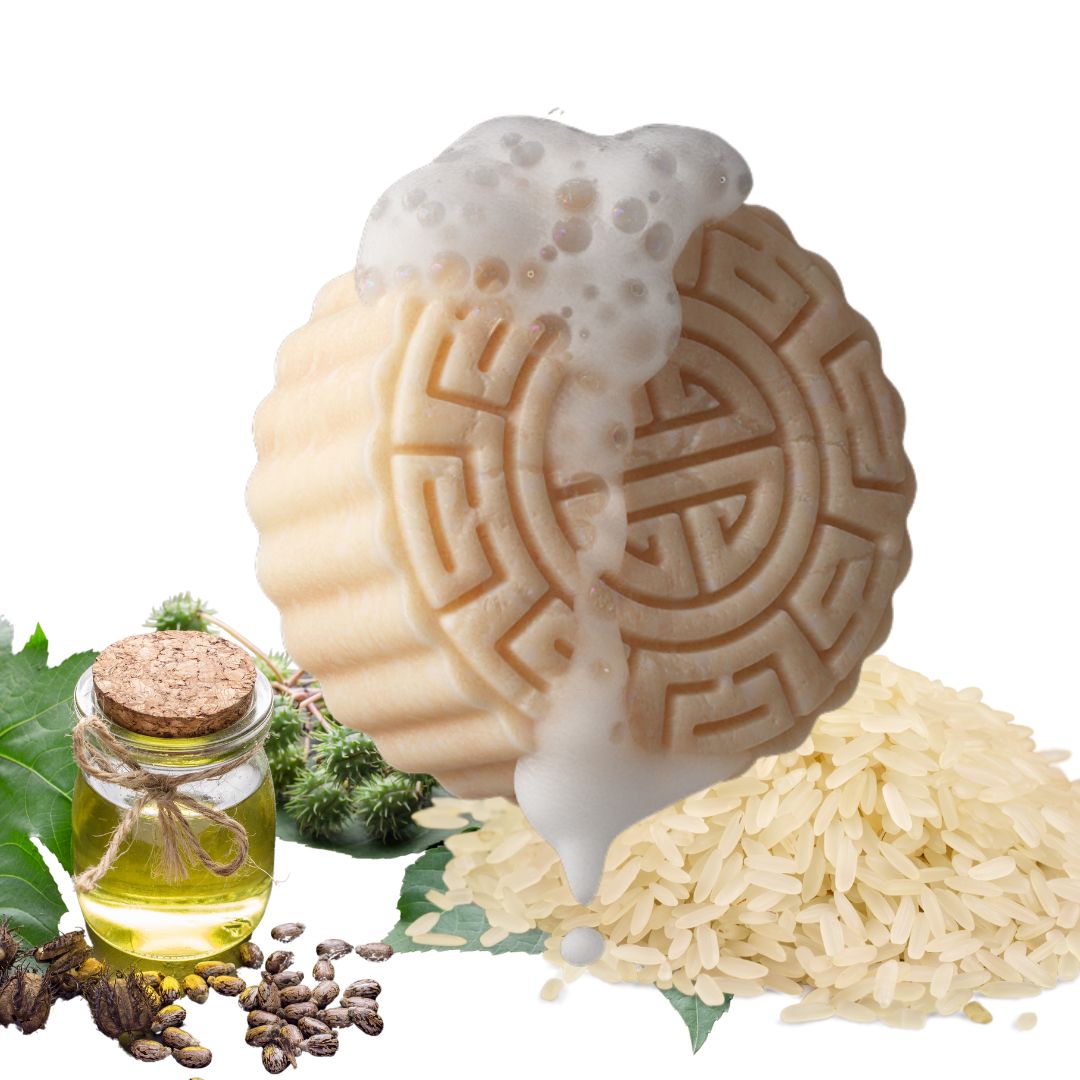 Rice Solid Shampoo Bar ecobeau8y
