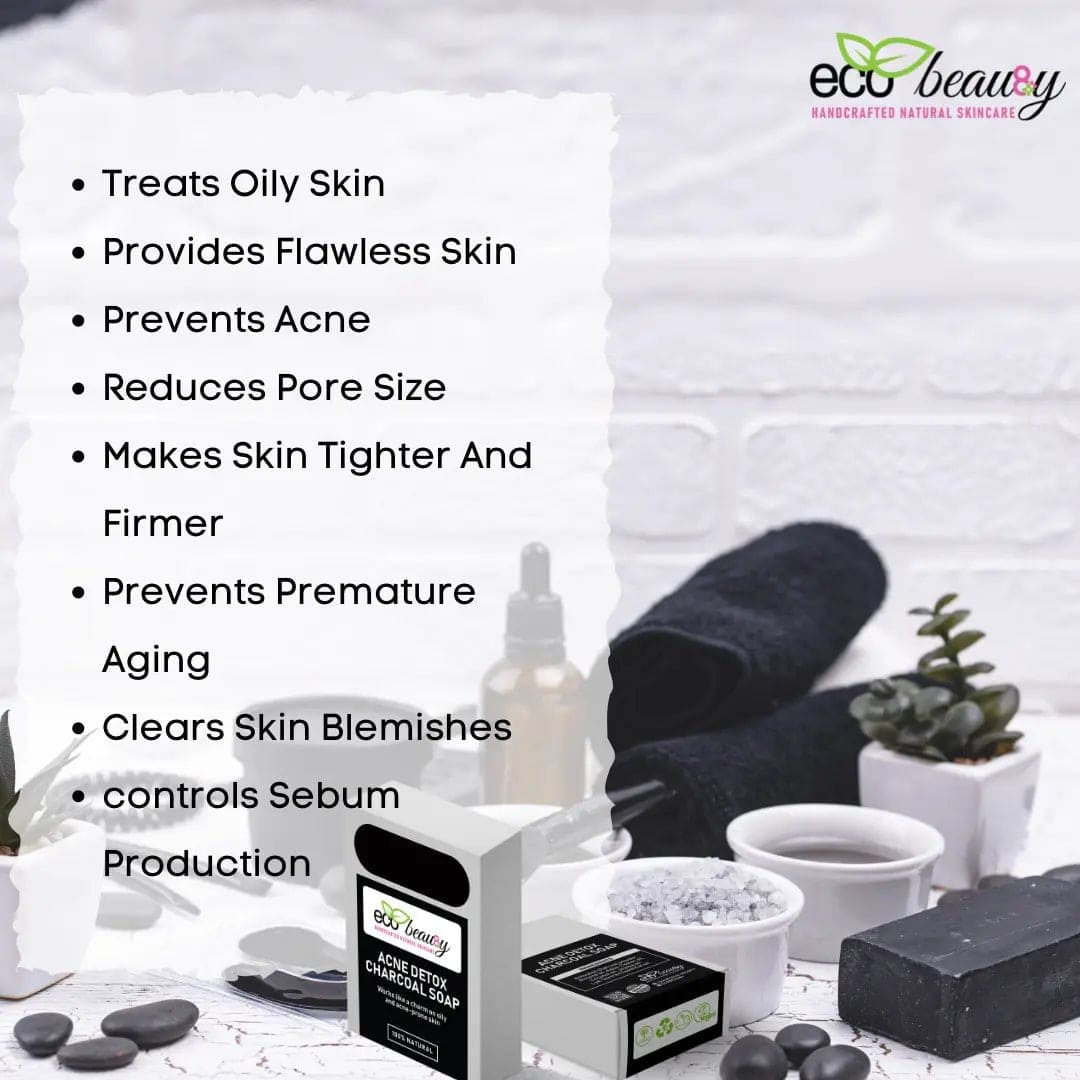 Acne Detox Charcoal Soap ecobeau8y