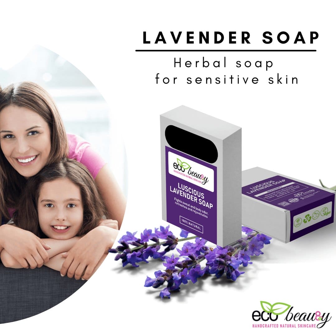 Luscious Lavender Handcrafted Organic Soap ecobeau8y